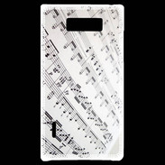 Coque LG Optimus L7 Page de notes musicales