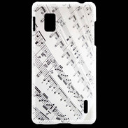 Coque LG Optimus G Page de notes musicales