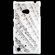 Coque Nokia Lumia 720 Page de notes musicales