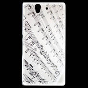Coque Sony Xperia Z Page de notes musicales