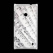 Coque Nokia Lumia 520 Page de notes musicales