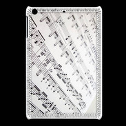 Coque iPadMini Page de notes musicales