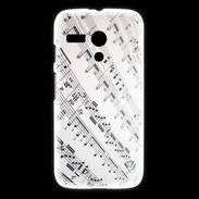 Coque Motorola G Page de notes musicales