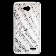 Coque LG L70 Page de notes musicales