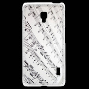 Coque LG F6 Page de notes musicales