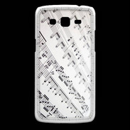 Coque Samsung Core Plus Page de notes musicales
