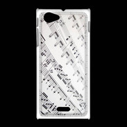 Coque Sony Xpéria J Page de notes musicales