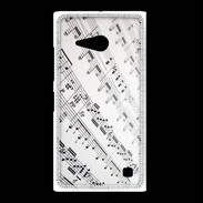 Coque Nokia Lumia 735 Page de notes musicales