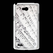 Coque LG L80 Page de notes musicales