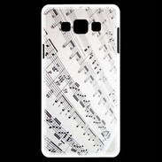 Coque Samsung A7 Page de notes musicales
