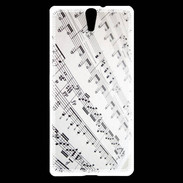 Coque Sony Xperia C5 Page de notes musicales