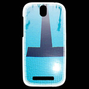Coque HTC One SV Couloir de natation