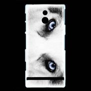 Coque Sony Xperia P Husky hiver