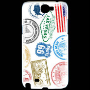 Coque Samsung Galaxy Note 2 Illustration symbole USA