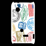 Coque Sony Xperia Typo Illustration symbole USA