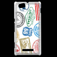 Coque Sony Xperia M Illustration symbole USA