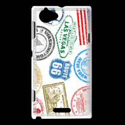 Coque Sony Xperia L Illustration symbole USA