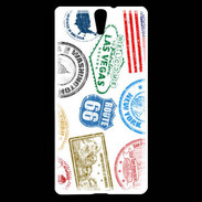 Coque Sony Xperia C5 Illustration symbole USA