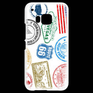 Coque HTC One M9 Illustration symbole USA