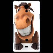 Coque Sony Xperia T Humour de cheval