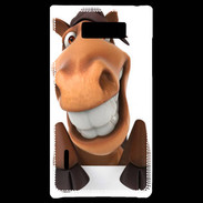 Coque LG Optimus L7 Humour de cheval
