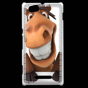 Coque Sony Xperia M Humour de cheval