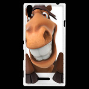 Coque Sony Xperia T3 Humour de cheval