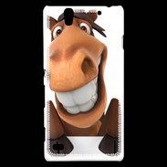 Coque Sony Xperia C4 Humour de cheval