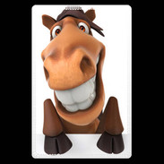 Etui carte bancaire Humour de cheval
