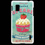 Coque LG Optimus G Vintage Cupcake 30