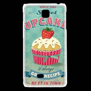 Coque LG F5 Vintage Cupcake 30