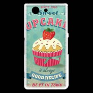 Coque Sony Xperia Z3 Compact Vintage Cupcake 30