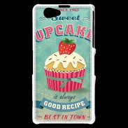 Coque Sony Xperia Z1 Compact Vintage Cupcake 30