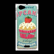 Coque Sony Xpéria J Vintage Cupcake 30