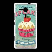 Coque Sony Xpéria SP Vintage Cupcake 30