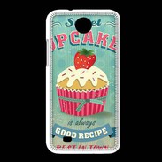 Coque HTC Desire 300 Vintage Cupcake 30