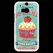 Coque HTC One M8s Vintage Cupcake 30