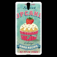 Coque Sony Xperia C5 Vintage Cupcake 30