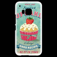 Coque HTC One M9 Vintage Cupcake 30