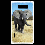 Coque LG Optimus L7 Éléphant d'Afrique 10