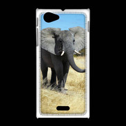 Coque Sony Xpéria J Éléphant d'Afrique 10