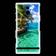 Coque Sony Xperia P Bungalow sur pilotis 15