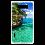 Coque LG Optimus L7 Bungalow sur pilotis 15