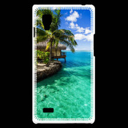 Coque LG Optimus L9 Bungalow sur pilotis 15