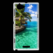 Coque Sony Xperia L Bungalow sur pilotis 15