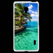 Coque LG F6 Bungalow sur pilotis 15