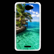 Coque HTC Desire 516 Bungalow sur pilotis 15