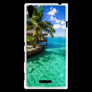 Coque Sony Xperia T3 Bungalow sur pilotis 15