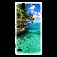 Coque Sony Xperia C4 Bungalow sur pilotis 15