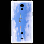 Coque Sony Xperia T Planeur en phase d'attérissage